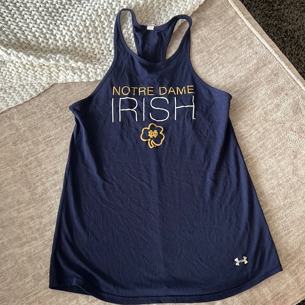 Under armor Notre Dame tank top